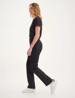 Francisco navy blue wool trousers