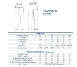 Francisco navy blue wool trousers