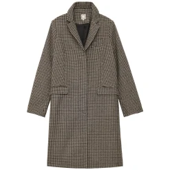 Franck houndstooth wool coat