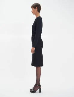 Gabriela skirt in black wool
