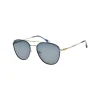 Garance blue and gold sunglasses