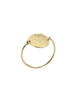 Gold-plated Lutece hearts ring