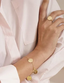 Gold-plated Lutetia Crown ring