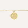 Gold-plated Lutetia lily bracelet