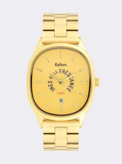 Grande Colorama gold watch Kelton x Ines de la Fressange Paris