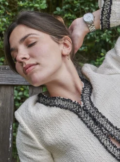 Grande Colorama silver watch Kelton x Ines de la Fressange Paris