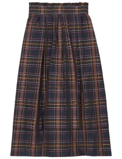 Héloïse plaid skirt