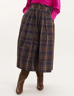 Héloïse plaid skirt