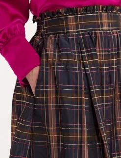 Héloïse plaid skirt
