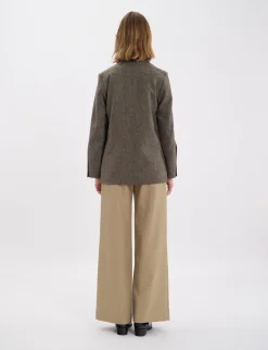 Jil mottled green wool jacket