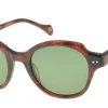 Julianne burgundy sunglasses