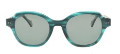 Julianne translucent green sunglasses