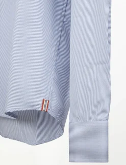 Julien men's blue striped shirt
