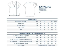 Katalina V-neck T-shirt lemon