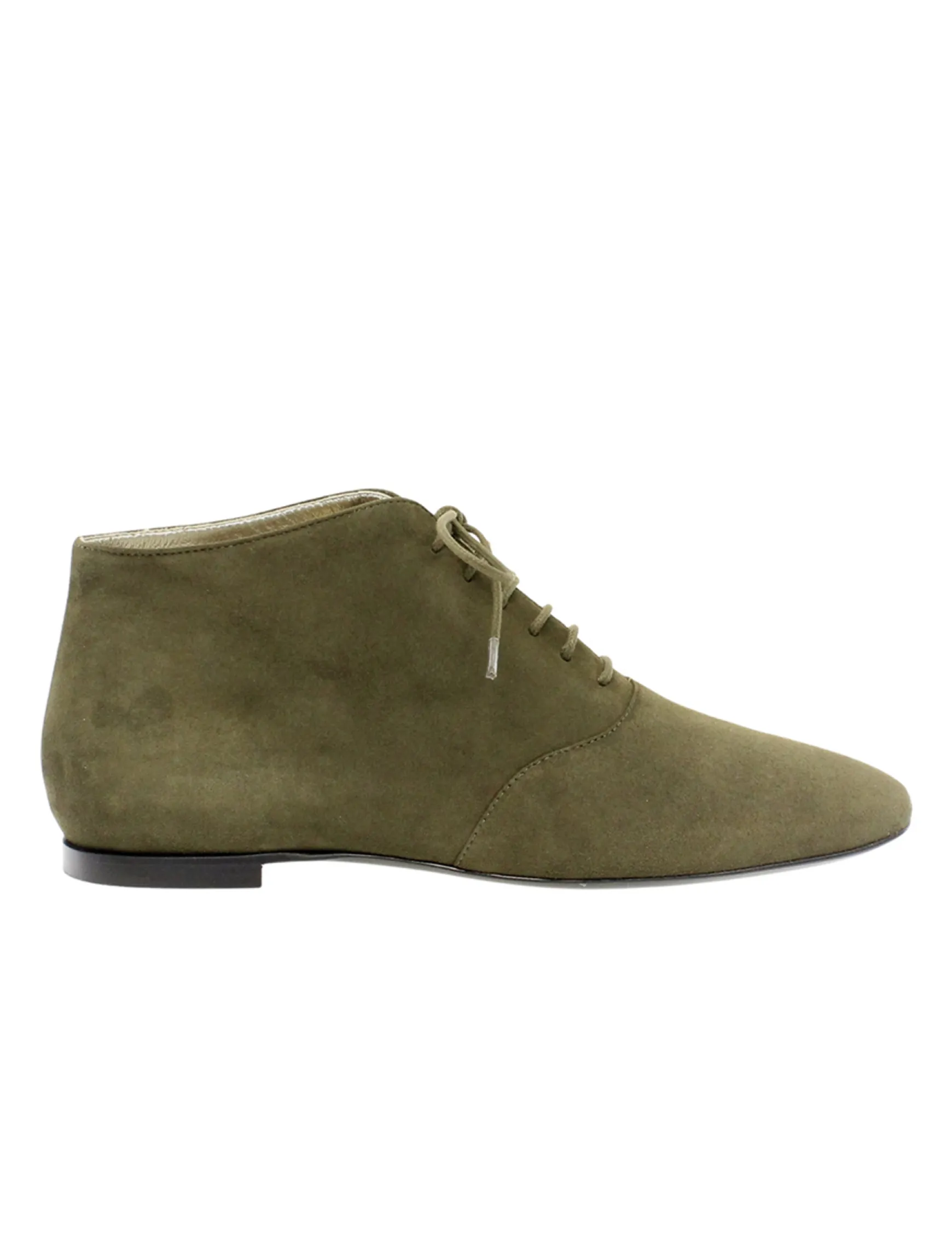 Khaki suede richelieu