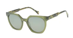 Laura kaki crystal sunglasses