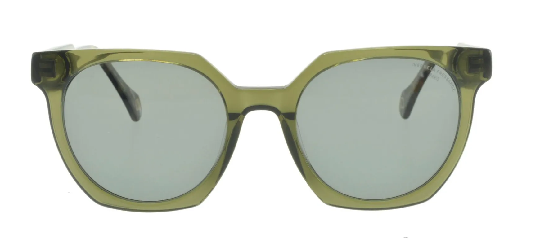 Laura kaki crystal sunglasses