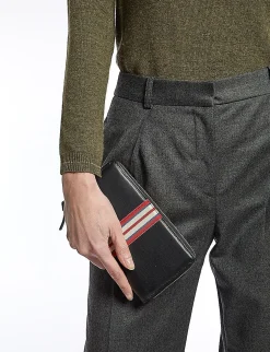 Le Parisien black leather wallet