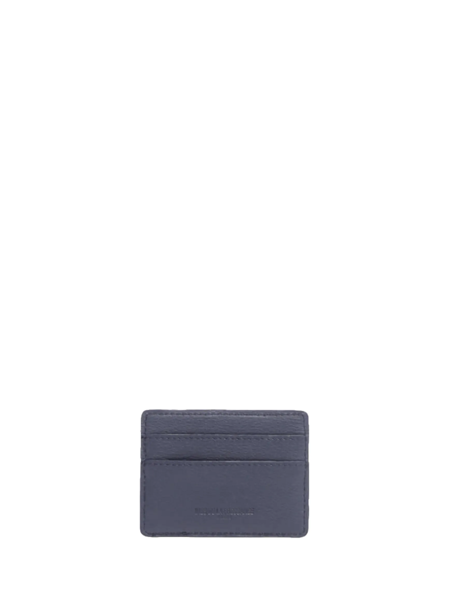 Le Parisien navy leather simple card holder