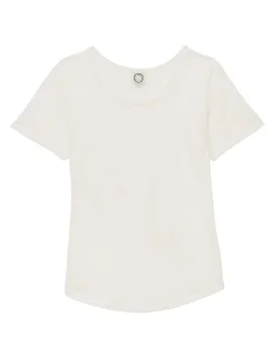 Lison T-shirt in ecru linen