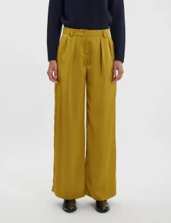 Luciano mustard trousers