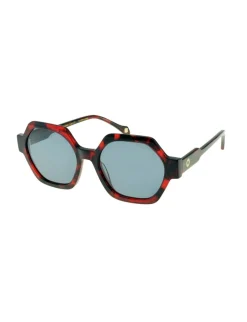 Marion red tortoiseshell sunglasses