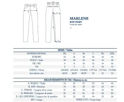 Marlène trousers in dark green linen