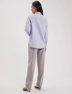 Maureen light blue shirt