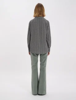 Maureen oak leaf pattern shirt