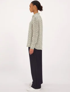 Maureen oak leaf print shirt