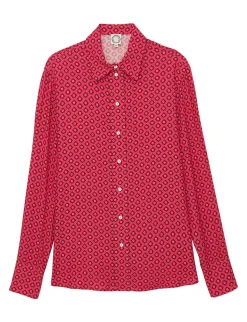 Maureen pink crepe shirt