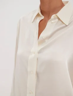 Maureen shirt in raw silk