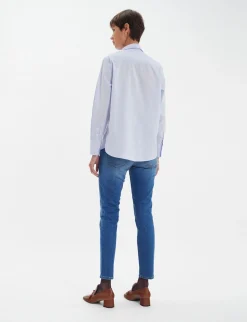 Maureen sky blue shirt