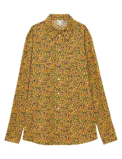 Maureen yellow floral shirt