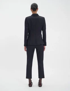 Maurice navy blue wool jacket