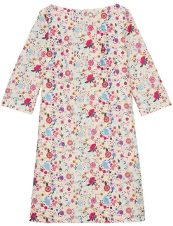 Megan dress with embroidery