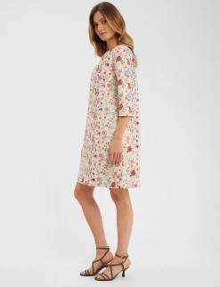 Megan dress with embroidery