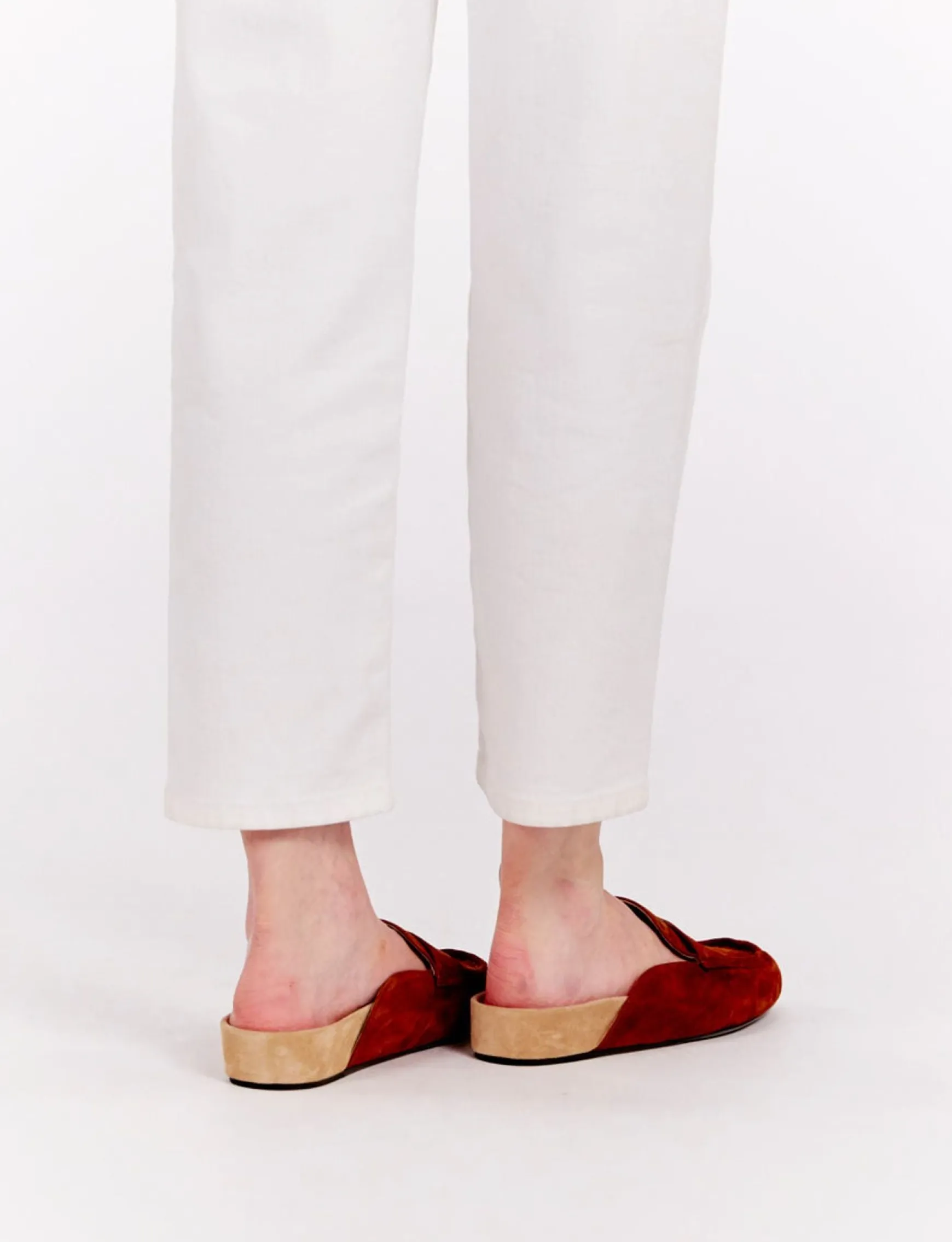 Moccasin mule Flavie cognac leather