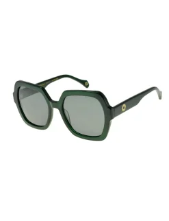 Monica green sunglasses