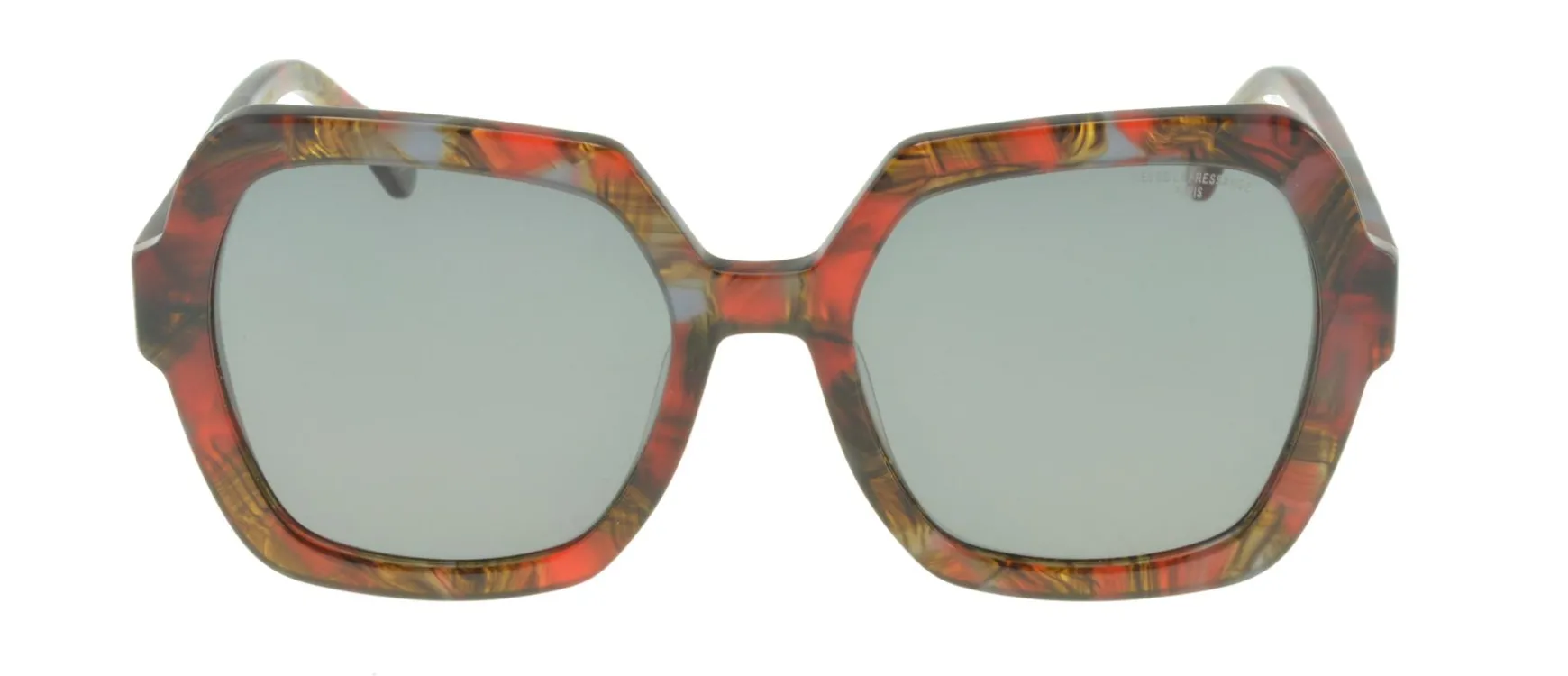 Monica red sunglasses