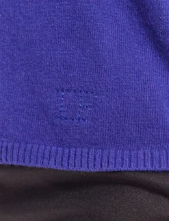 Morgane blue v-neck jumper