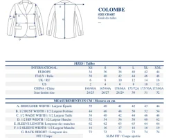 Navy blue embroidered dove jacket