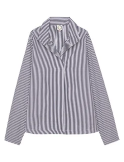 Noa navy/white striped top
