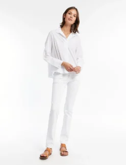 Noa white cotton shirt