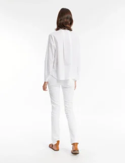 Noa white cotton shirt