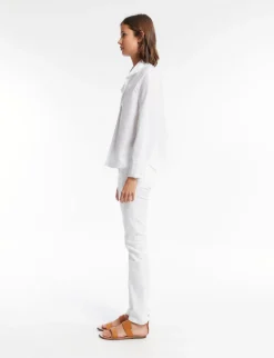 Noa white cotton shirt
