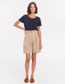 Odette beige shorts