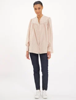 Ornella striped blouse