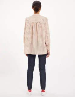 Ornella striped blouse