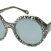 Ornella textured black sunglasses